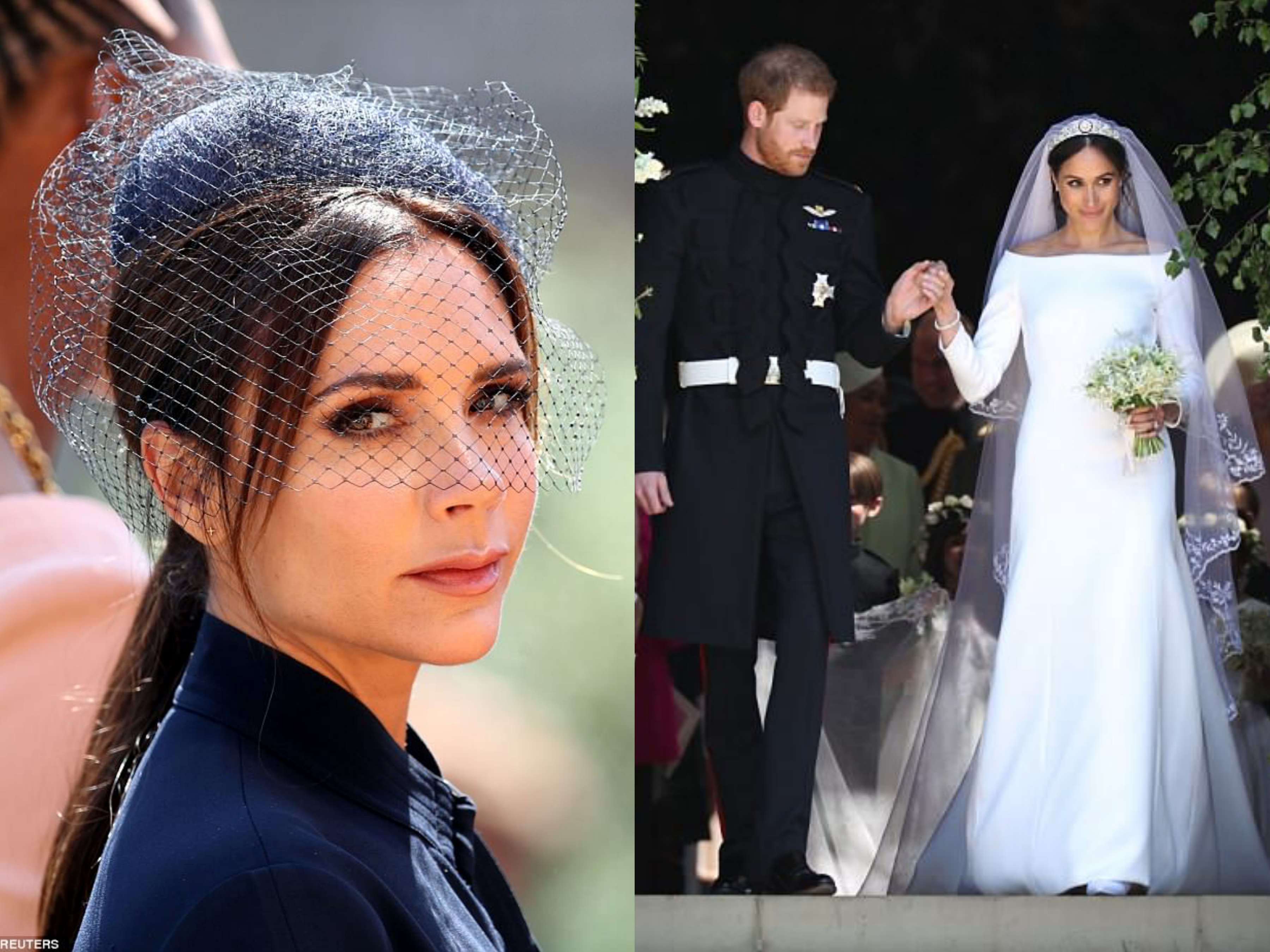 Bi che lanh lung o dam cuoi Hoang gia, Victoria Beckham an y dap tra? hinh anh
