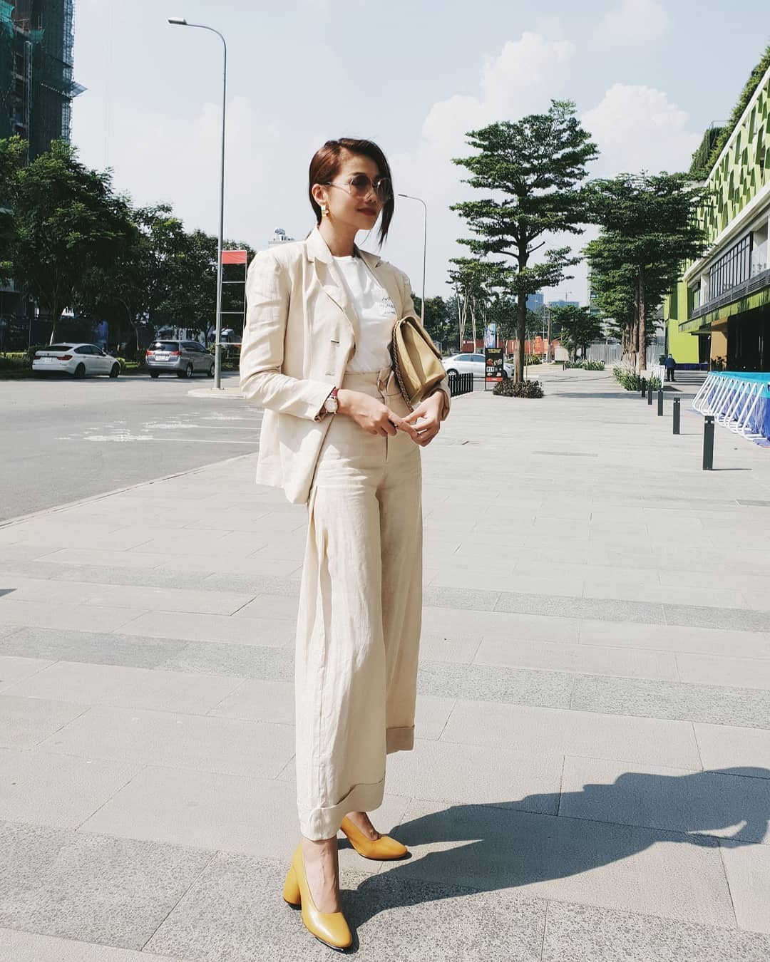 Street style cua HLV The Face 2018 anh 1