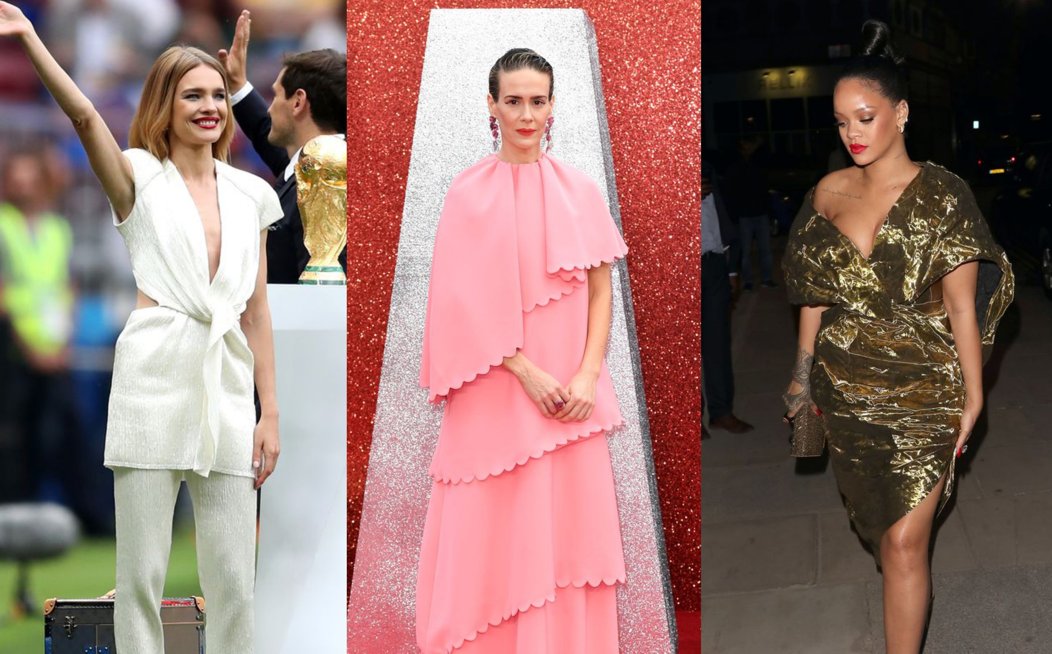 Dan sao the gioi noi bat voi trang phuc la mat tuan qua hinh anh