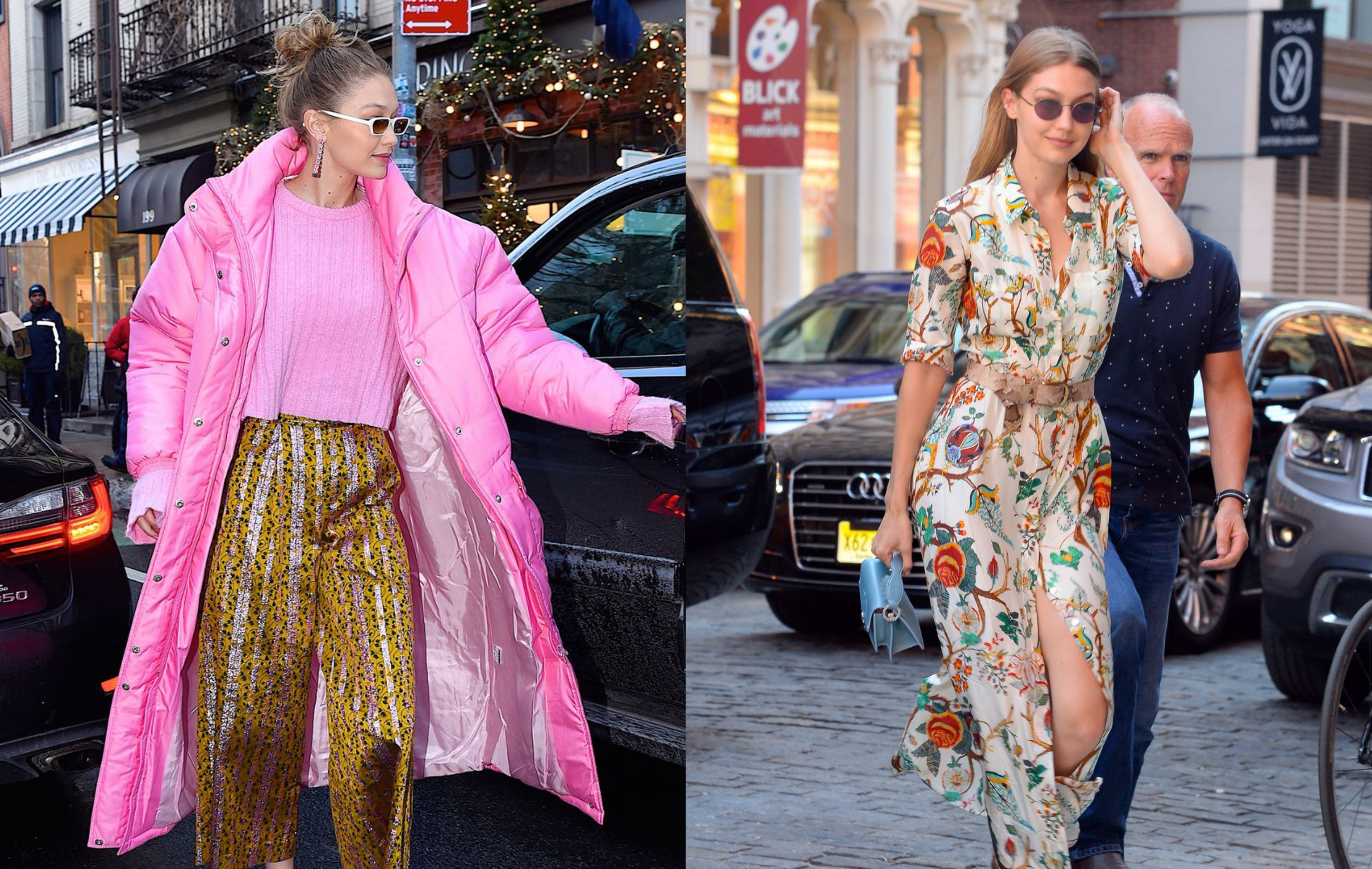 Street style sac so cua sieu mau Gigi Hadid hinh anh