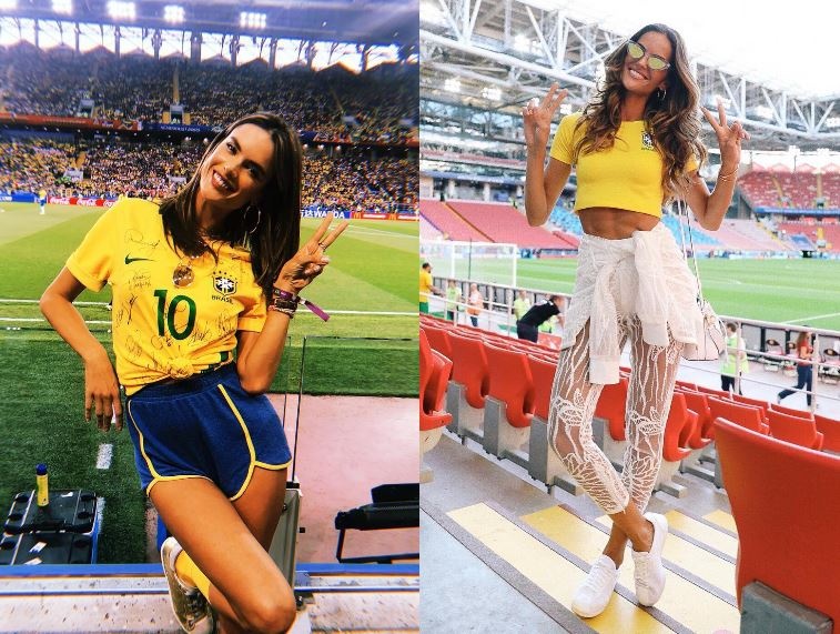 Alessandra Ambrosio va Izabel Goulart giong nhau anh 1