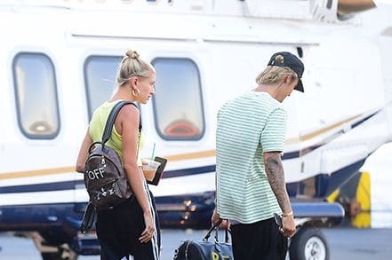 Justin Bieber ve ra mat gia dinh ban gai Hailey Baldwin hinh anh
