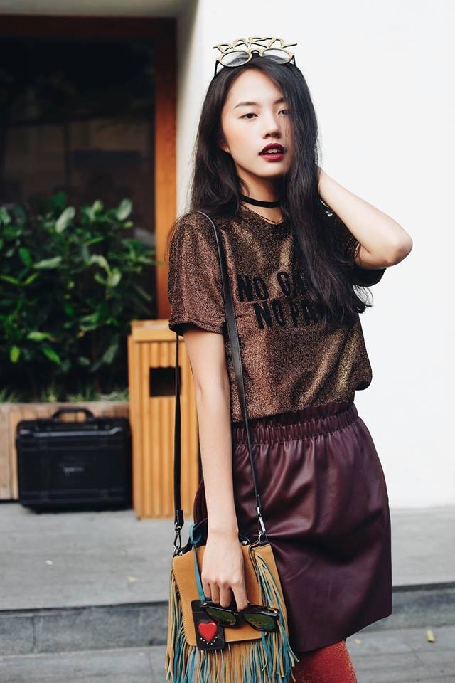 Street style cua Rima Nguyen anh 2