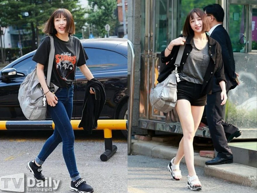 Thoi trang san bay cua ca si Hani anh 3