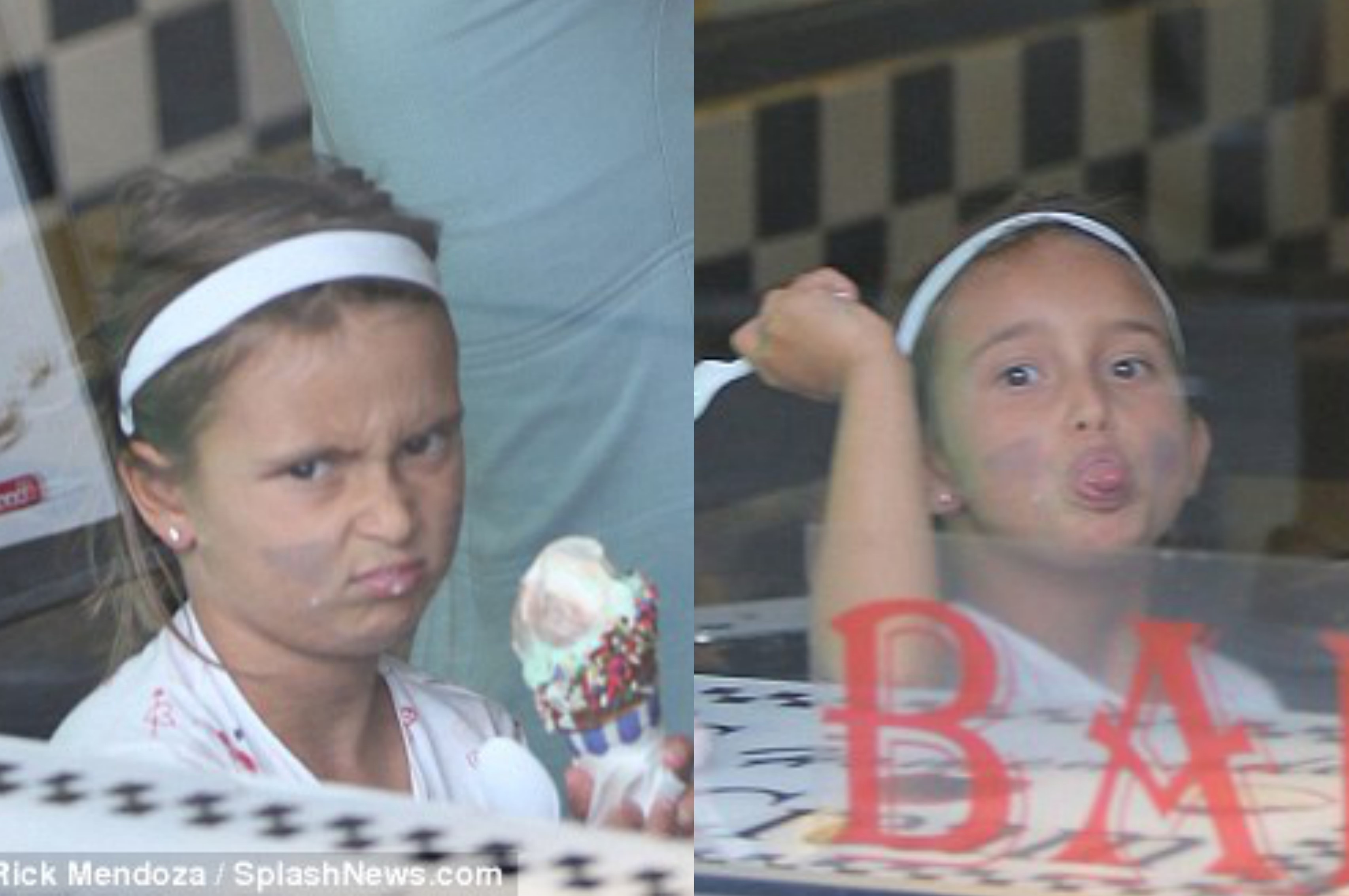 Chau gai Tong thong Trump nhan mat, le luoi khi bi paparazzi chup anh hinh anh