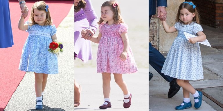 Công chúa Charlotte luôn mặc váy hoa nữ tính ảnh 1 Cong chua Charlotte luon mac vay hoa nu tinh anh 1