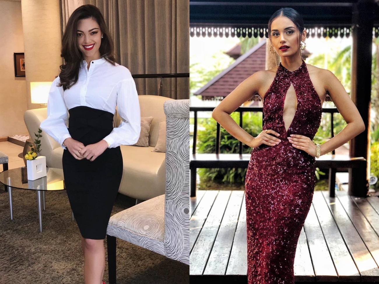 Phong cach thoi trang doi lap cua hoa hau anh 2