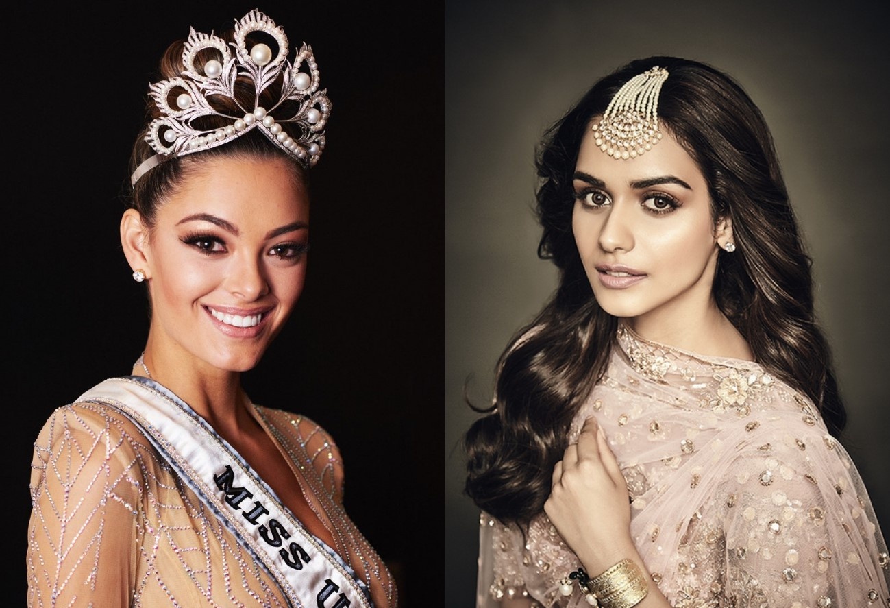 Phong cach thoi trang doi lap cua hai hoa hau dep nhat nam 2017 hinh anh