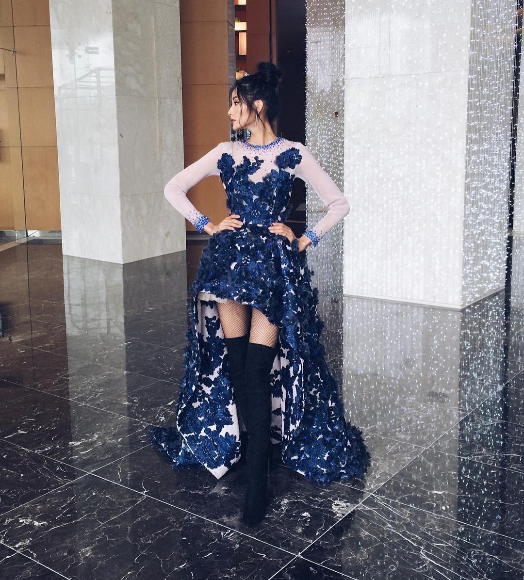 Thoi trang chuong boots cua a hau Hoang Thuy anh 7