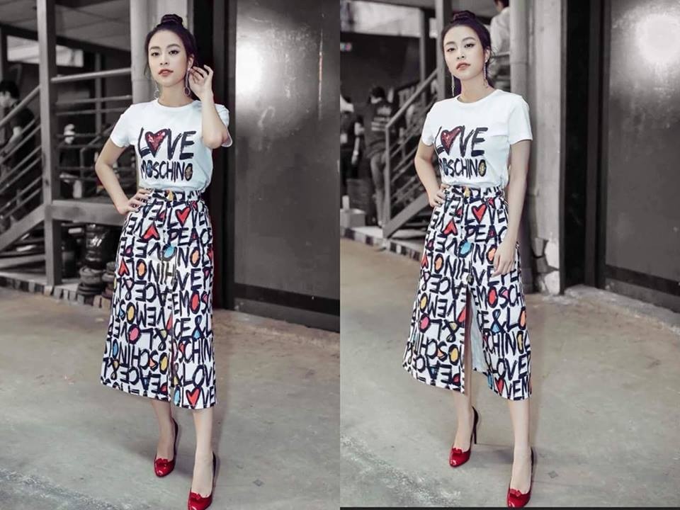 Phong cach thoi trang cua Hoang Thuy Linh tai The Debut anh 4