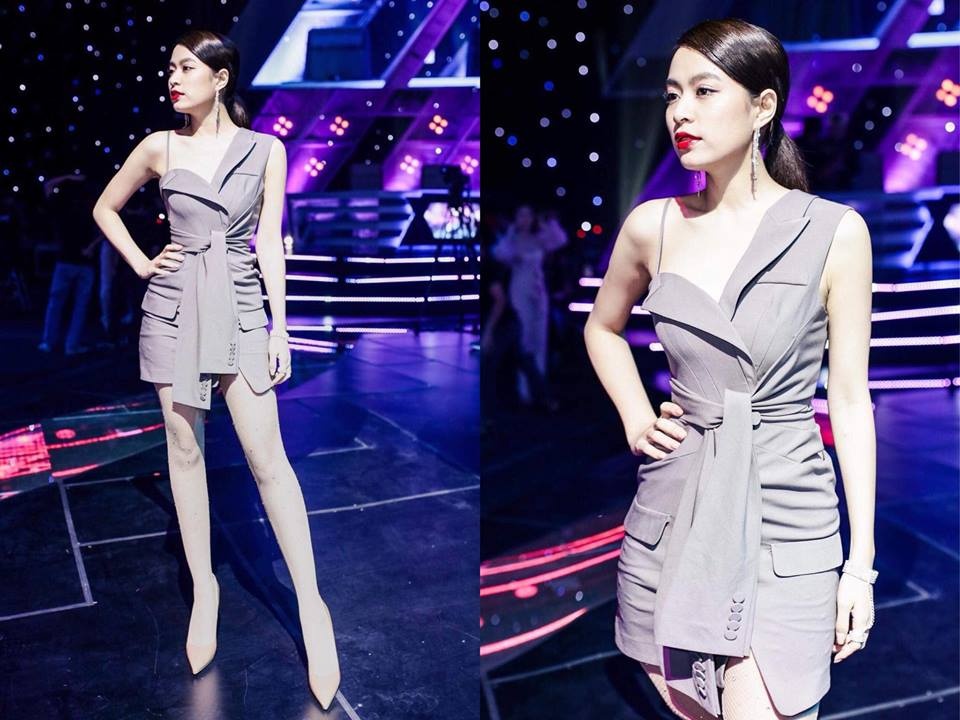 Phong cach thoi trang cua Hoang Thuy Linh tai The Debut anh 6