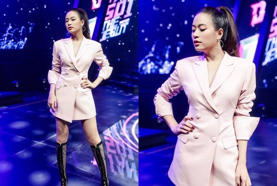 Phong cach thoi trang cua Hoang Thuy Linh tai chuong trinh The Debut hinh anh