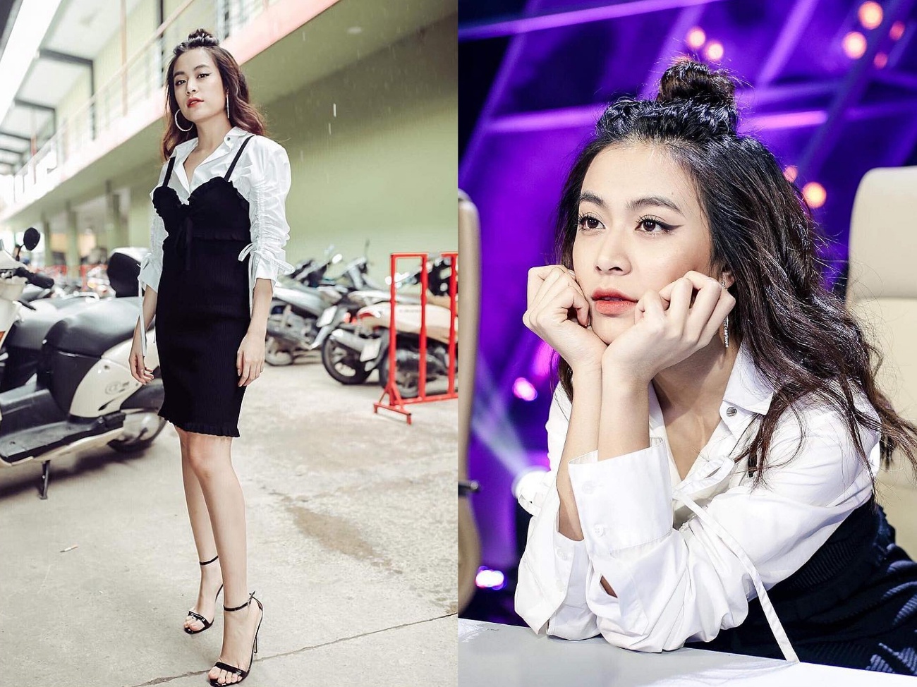 Phong cach thoi trang cua Hoang Thuy Linh tai The Debut anh 5