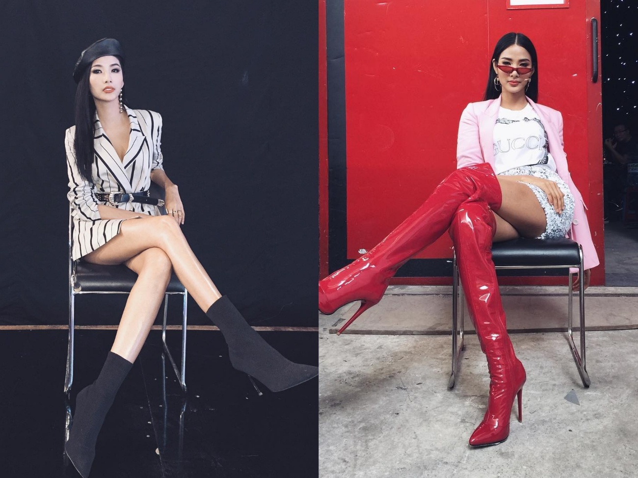 Thoi trang chuong boots cua a hau Hoang Thuy anh 2