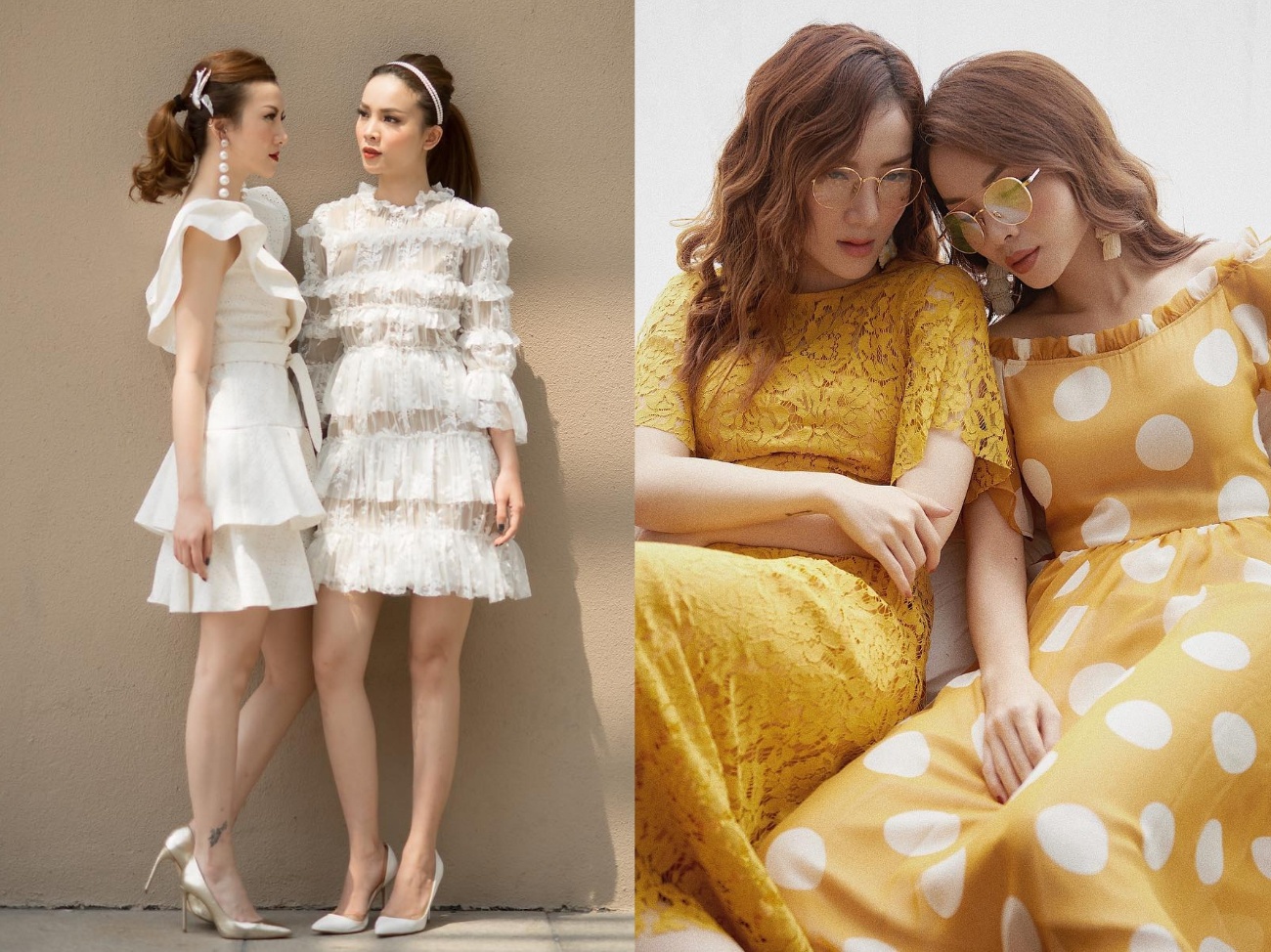 Gu thoi trang dong dieu cua Yen Trang va Yen Nhi anh 1