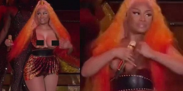 Nicki Minaj gap su co trang phuc anh 1