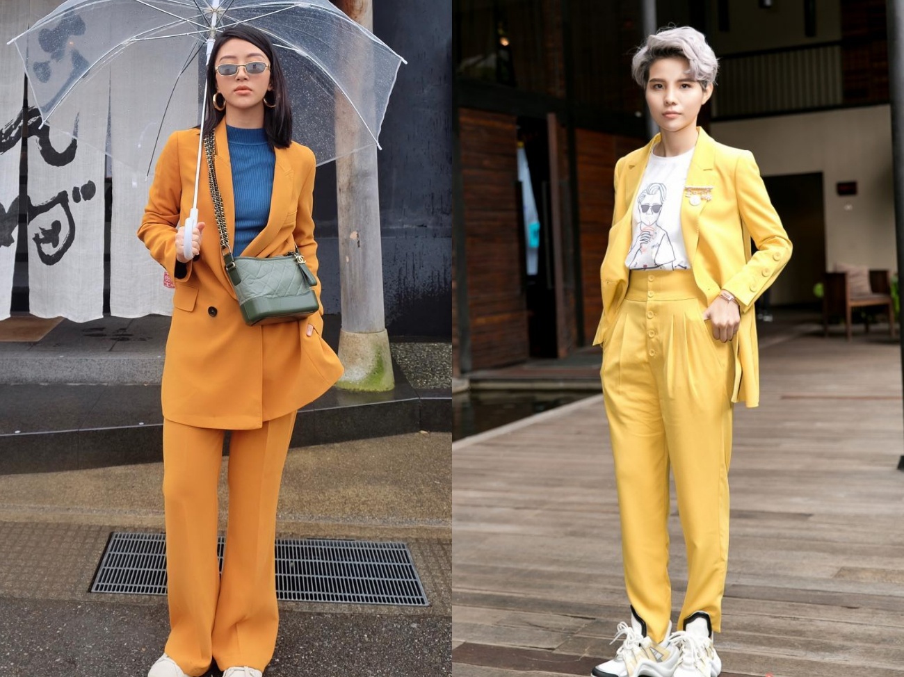 My nhan Viet goi y phoi trang phuc voi sac vang anh 4