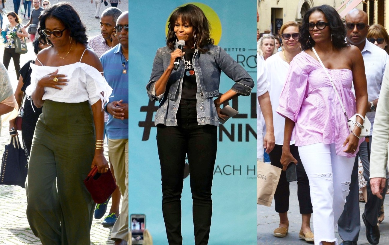 Michelle Obama mac tre trung sau khi roi Nha Trang hinh anh