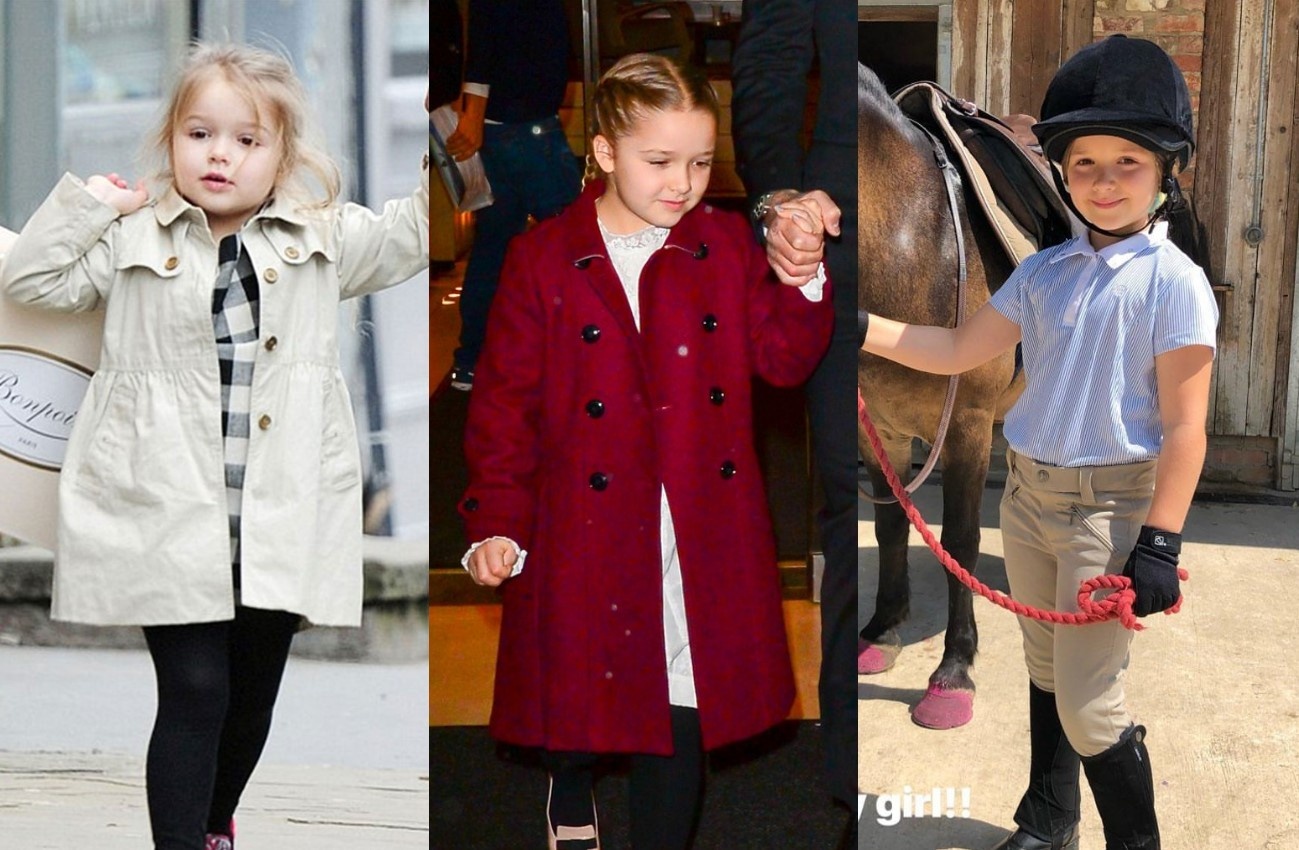 Phong cach thoi trang cua Harper Beckham thay doi the nao? hinh anh