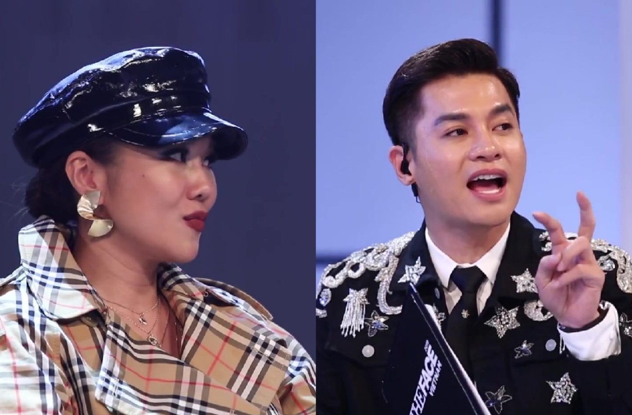 The Face 2018: Thanh Hang phan ung khi Nam Trung nang loi voi thi sinh hinh anh