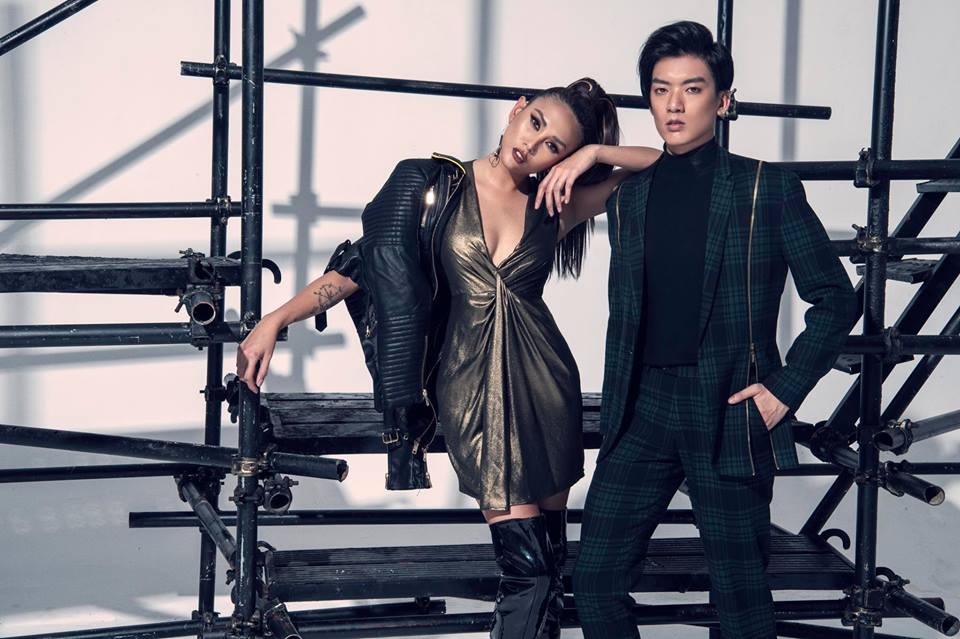 Bo ba HLV The Face tung anh voi team minh anh 8