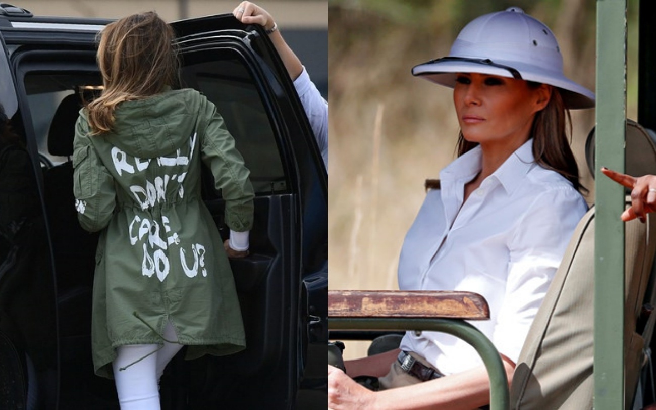 Melania Trump mac trang phuc giong Michael Jackson anh 2