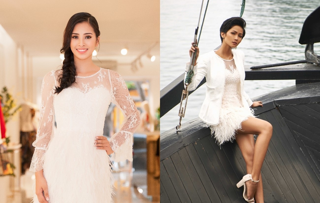 Tieu Vy, Do My Linh lien tuc dung trang phuc voi my nhan Viet hinh anh