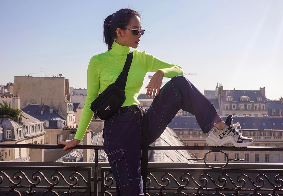 Street style cua Khanh Linh The Face anh 4