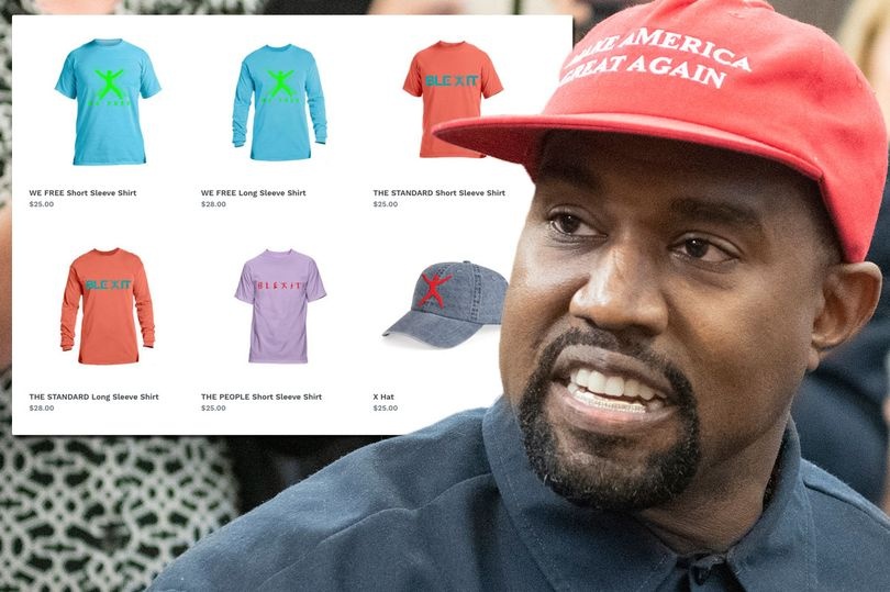 Kanye West ra mat ao thun ngam ung ho Donald Trump? hinh anh