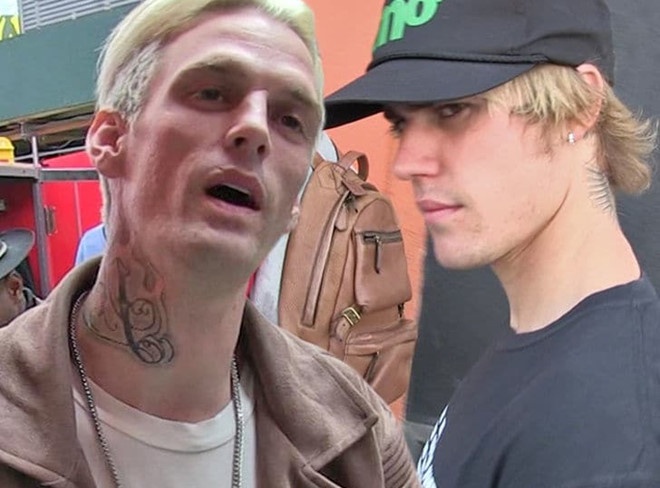 Justin Bieber len tieng ve Aaron Carter anh 1