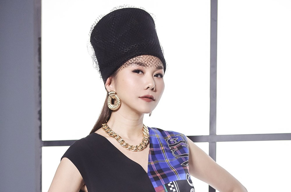 Thanh Hang phu ngap hang hieu, mac pha cach tai The Face hinh anh