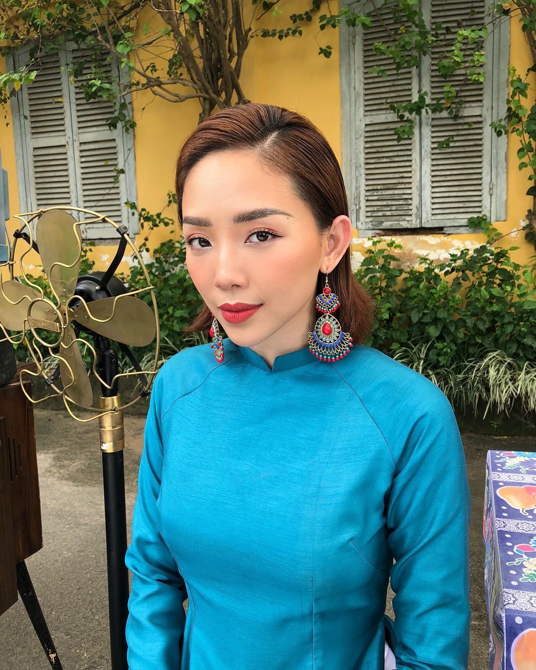 Toc Tien nhuom toc cam noi bat anh 4