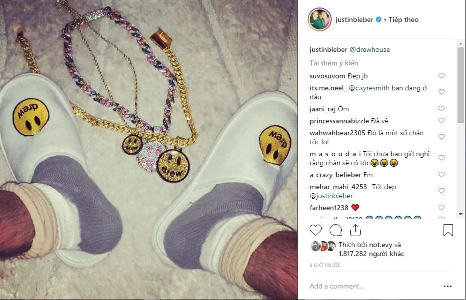 Justin Bieber ra mat dong thoi trang rieng anh 1