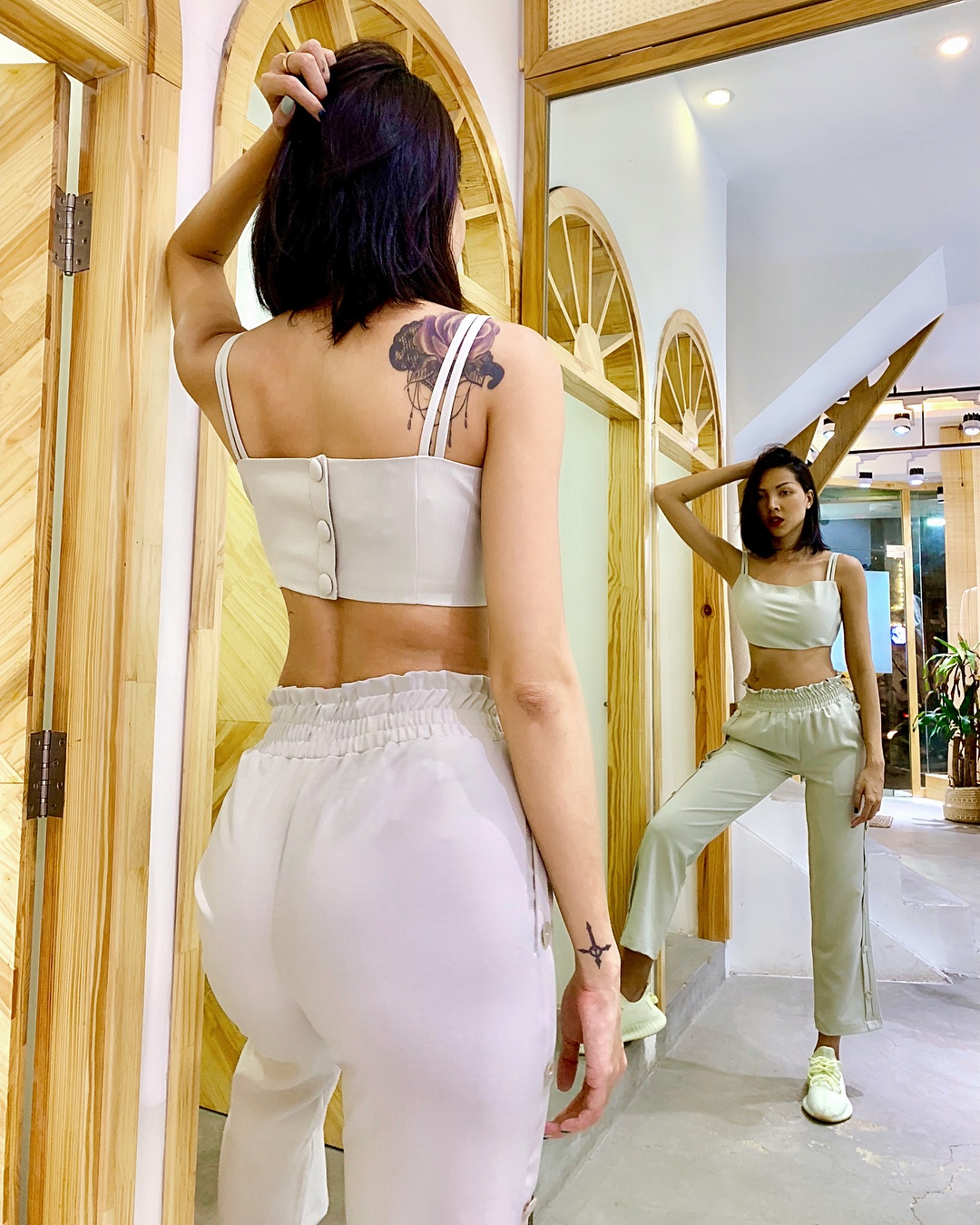 Người mẫu Minh Triệu mặc bikini khoe cơ thể  ảnh 10 Nguoi mau Minh Trieu mac bikini khoe co the anh 10