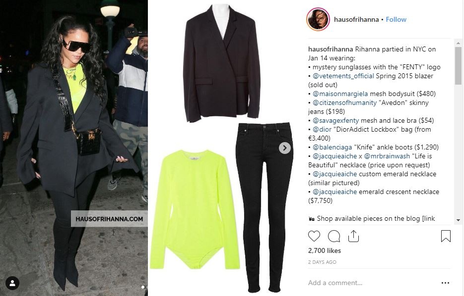 Rihanna ra mat thuong hieu thoi trang anh 1