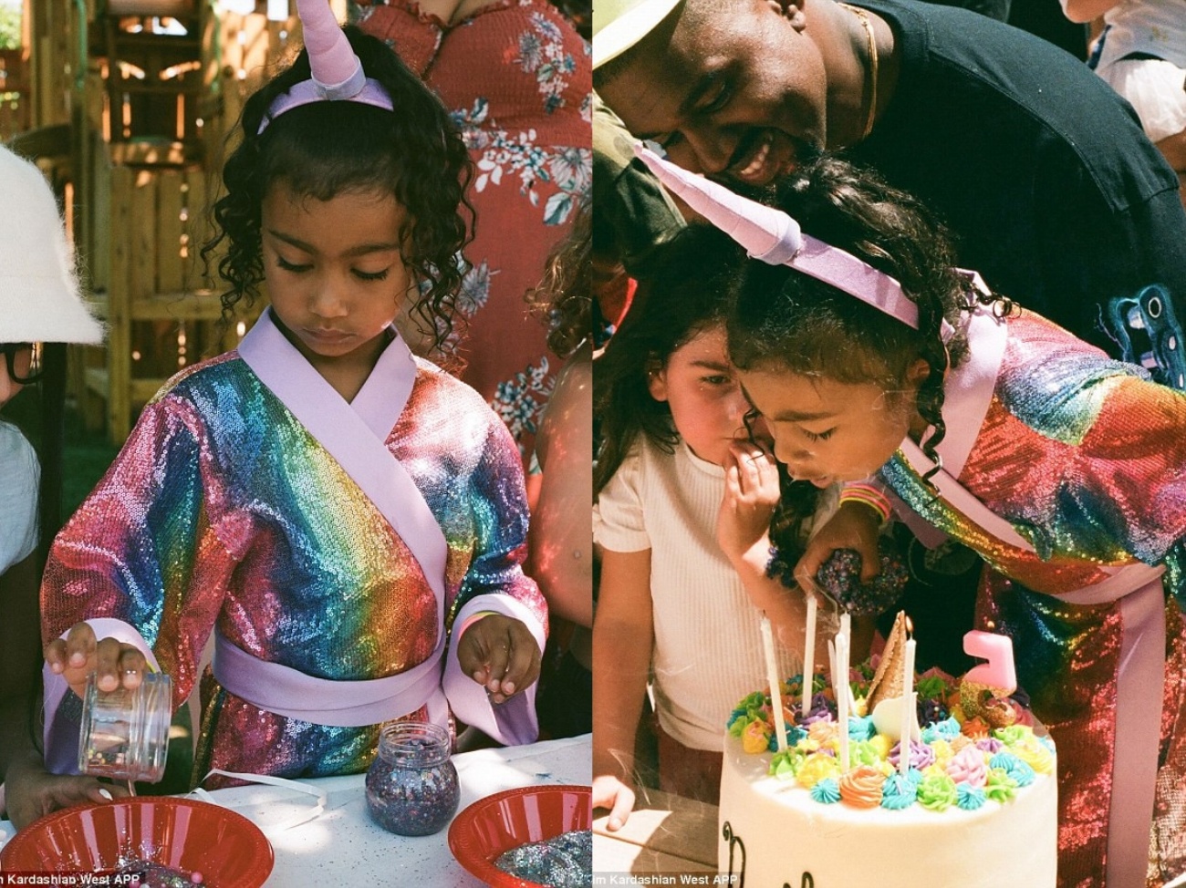 Kim Kardashian to chuc sinh nhat xa hoa cho con anh 2