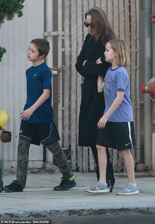 Angelina Jolie dan cac con di choi anh 4