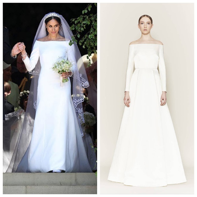 váy cưới của Meghan ảnh 2 vay cuoi cua Meghan anh 2