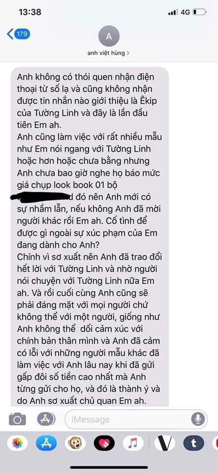 Á quân The Face tố NTK Việt Hùng quỵt tiền ảnh 2 A quan The Face to NTK Viet Hung quyt tien anh 2