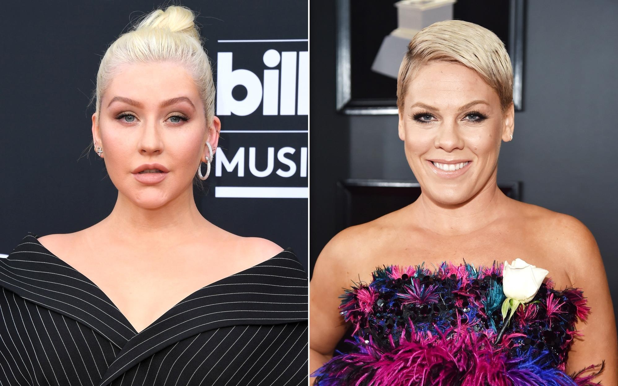 Christina Aguilera phu nhan tung dam vao mat 'ke thu' Pink hinh anh