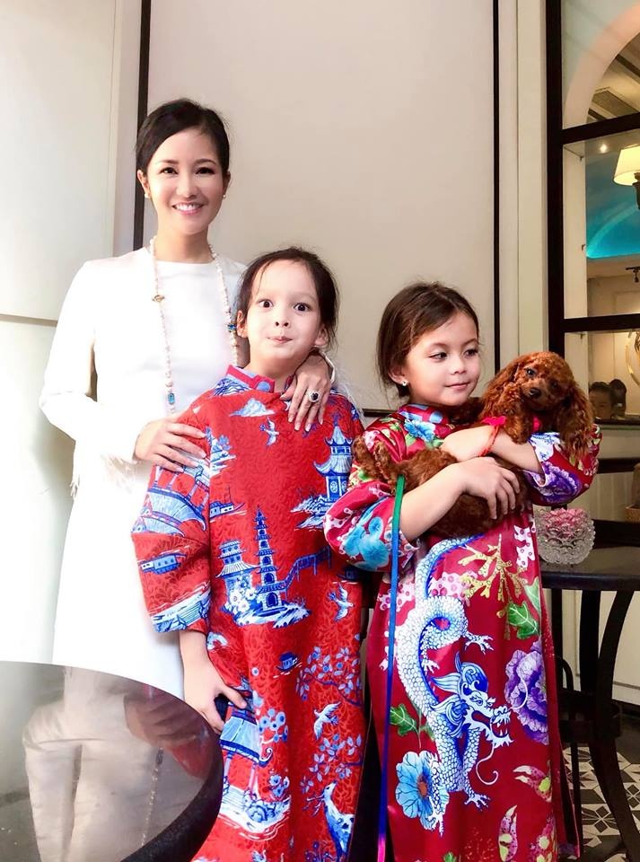 Hong Nhung don Tet Ky Hoi cung hai con song sinh anh 5