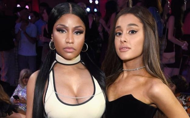 Nicki Minaj va Ariana Grande phu nhan tin don bat hoa hinh anh