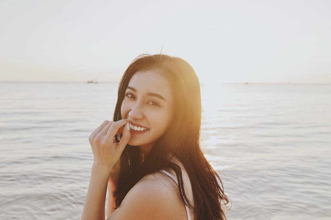 Jun Vu Minh Hang di du lich ngay dau nam anh 1