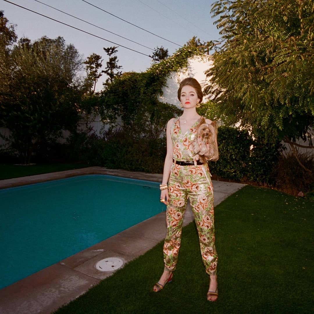 Emma Stone khác lạ trên tạp chí W ảnh 2 Emma Stone khac la tren tap chi W anh 2