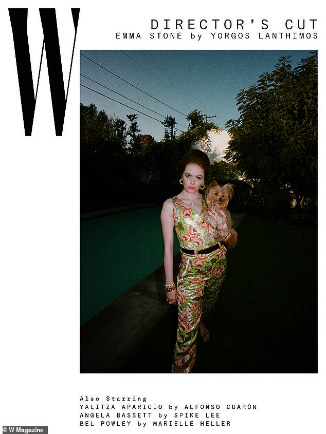 Emma Stone khác lạ trên tạp chí W ảnh 1 Emma Stone khac la tren tap chi W anh 1