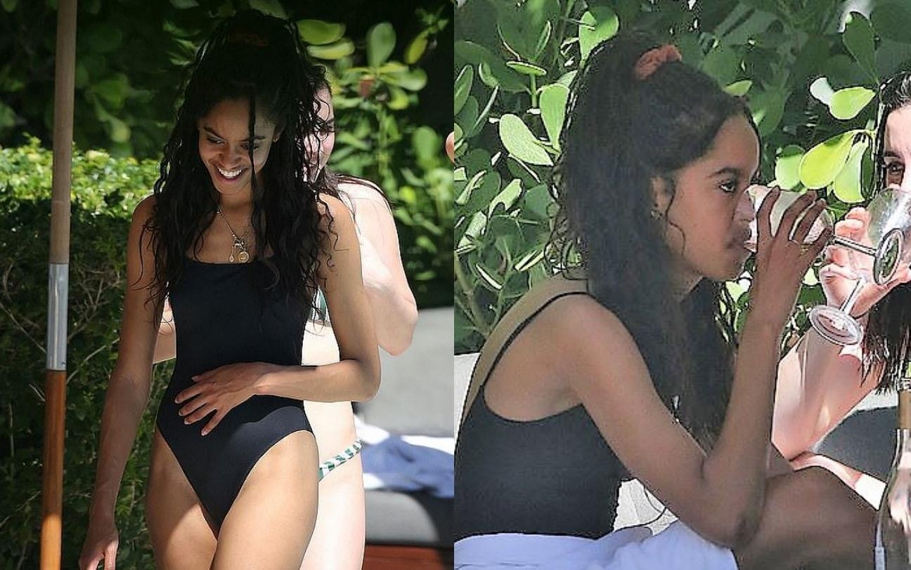 Con gai Obama duoc khen voc dang nhu nguoi mau khi dien do boi hinh anh