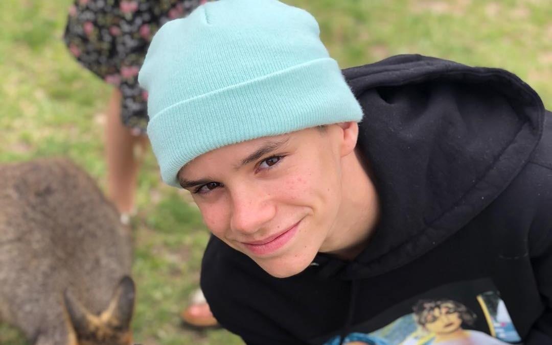 Cau am dien trai, dam me quan vot cua vo chong David Beckham hinh anh