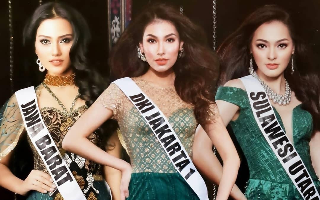 Nhan sac ruc ro cua 3 co gai vua tro thanh hoa hau o Indonesia hinh anh