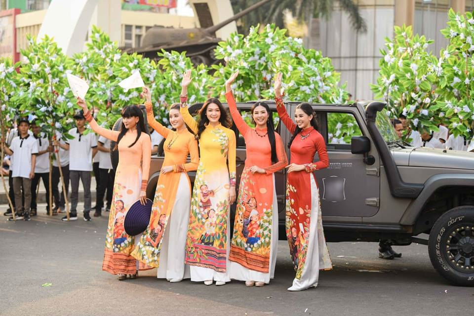 Tieu Vy Ngoc Han mac ao dai anh 3