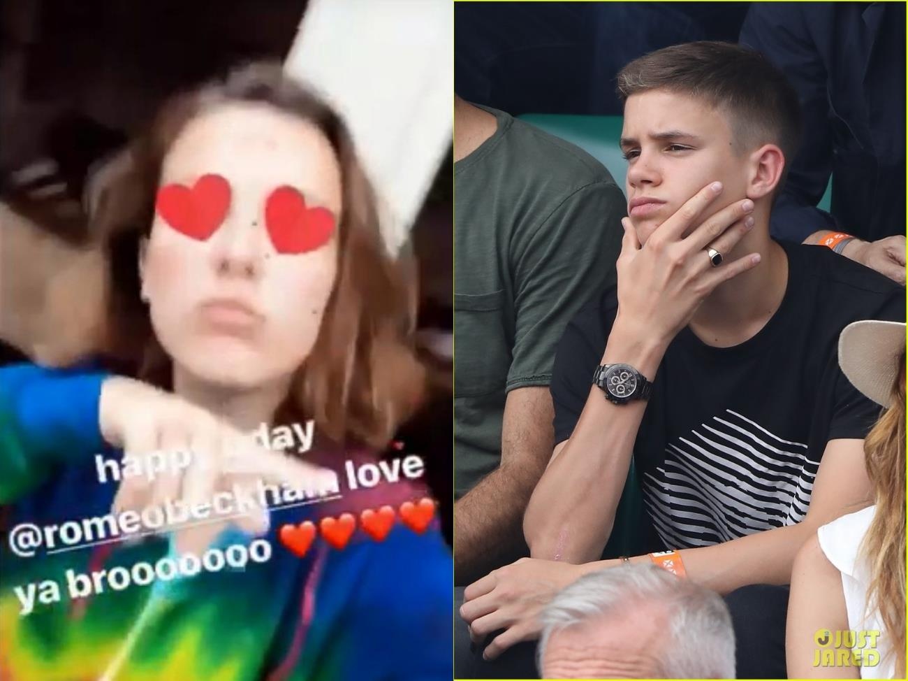 Ban gai tin don cua Romeo Beckham anh 2